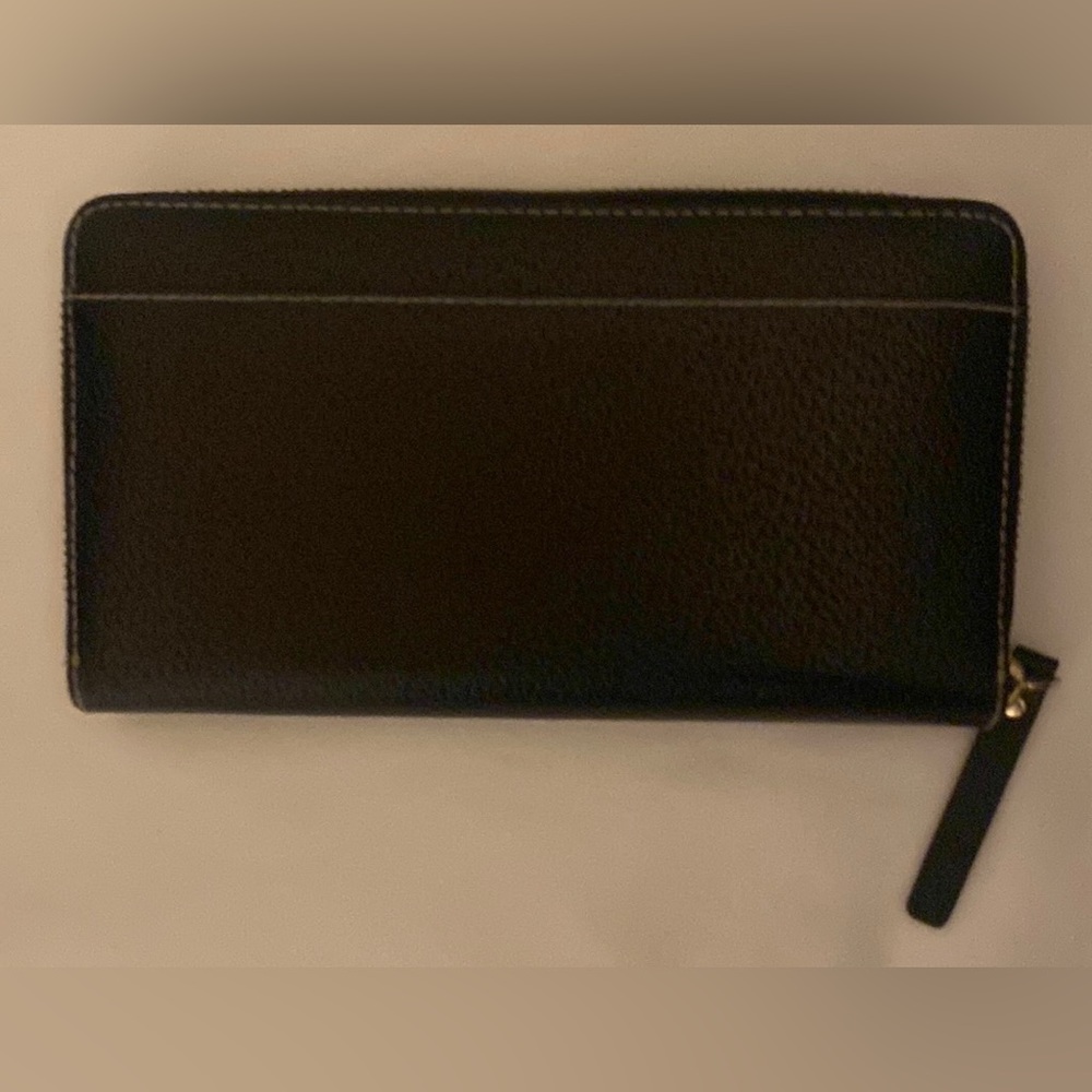 NWOT KATE SPADE NEDRA SAFFIANO LEATHER WALLET / CLUTCH W/ HOT PINK LINING. - Picture 5 of 7